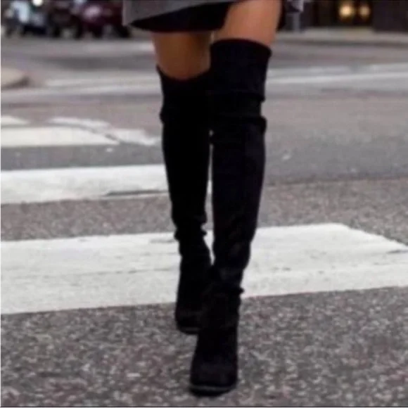 AUTHENTIC NIB Stuart Weitzman | Jocey Over The Knee Boots | 7.5 - Picture 4 of 16